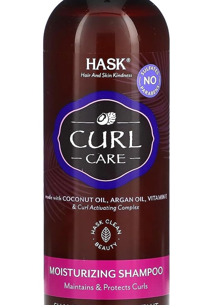 Hask Curl Care Shampoo For All Curl Patterns, Color Safe, And Cruelty-Free - 1 355ml Bottle - Image 1
